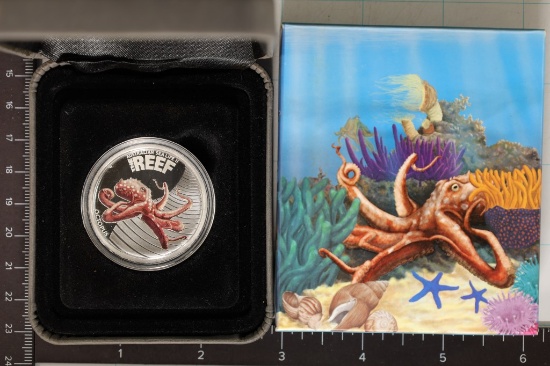 2012 AUSTRALIA 1/2 OZ SILVER 50 CENT SEA LIFE II