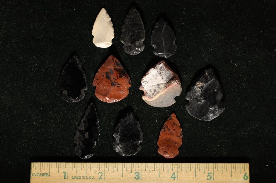 10-ARROWHEADS SEE PICTURES