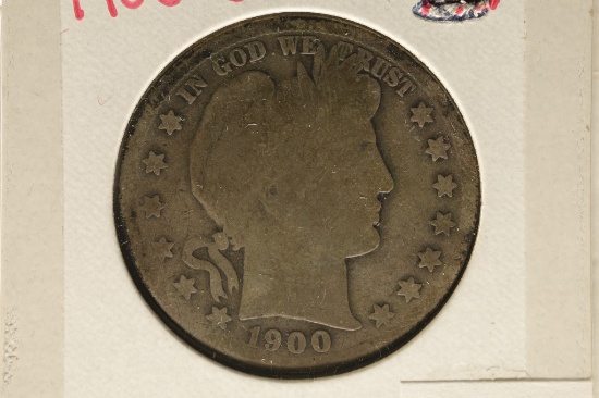 1900-S SILVER BARBER HALF DOLLAR