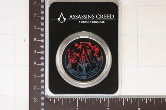 1 TROY OZ .999 FINE SILVER 2021 ASSASSINS CREED