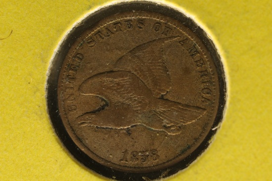 1858 FLYING EAGLE CENT SMALL LETTER