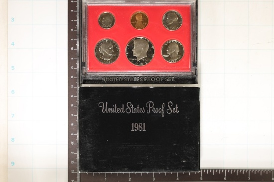 1981 US PROOF SET (WITH BOX)