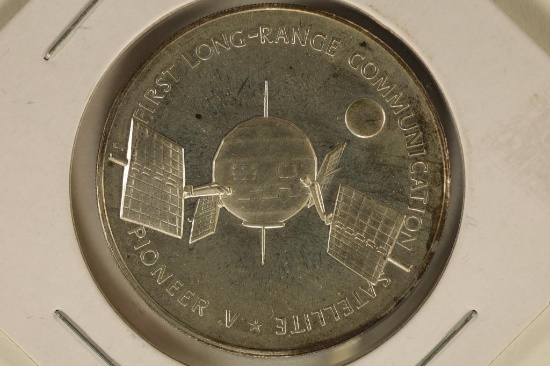 AMERICA IN SPACE .8 OZ PROOF STERLING SILVER