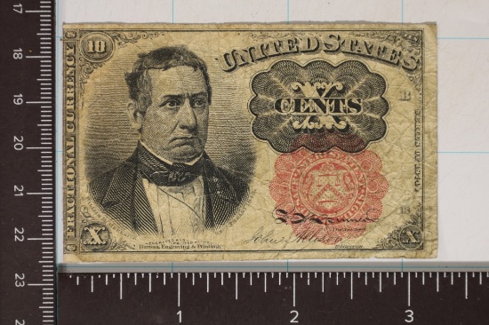 1874 10 CENT US FRACTIONAL CURRENCY