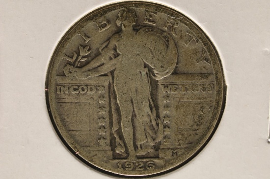 1926 SILVER STANDING LIBERTY QUARTER