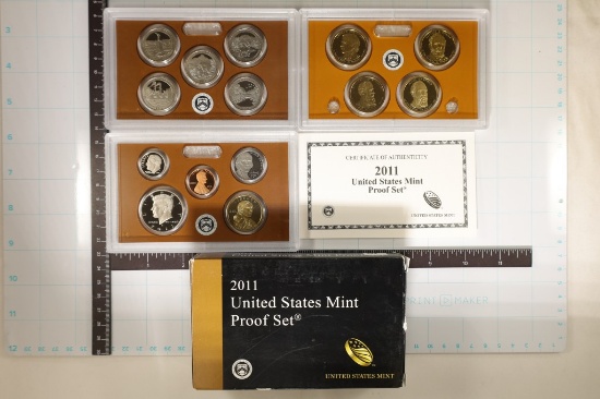 2011 US PROOF SET (WITH BOX) & WITH CERTIFICATE
