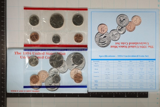 1994 US MINT SET (UNC) P/D (WITH ENVELOPE)