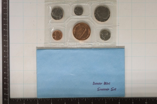 1981-D DENVER 5 COIN SOUVENIR SET IN ENVELOPE
