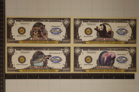 8- US ENDANGERED SPIECES & 4-US FANTASY 1