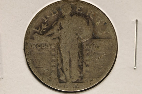 1929 SILVER STANDING LIBERTY QUARTER
