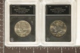 2-KENNEDY HALF DOLLARS: 1992-D BU & 1995-P BU
