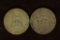 1921 & 1923 GREAT BRITAIN SILVER 1 SHILLING COINS