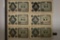 6-JAPAN 10 YEN BANKNOTES CIRCA 1946 ALL CIRCULATED