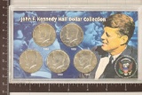 JFK FIVE COIN HALF DOLLAR COLLECTION FEATURING
