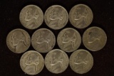 10-1942-P 35% SILVER JEFFERSON WAR NICKELS