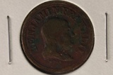 CIVIL WAR TOKEN BENJAMIN FRANKLIN ON OBVERSE,