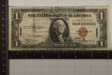 1935-A US $1 HAWAIIAN OVERPRINT SILVER CERTIFICATE