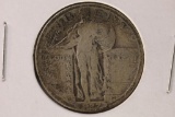 1927 SILVER STANDING LIBERTY QUARTER TONED