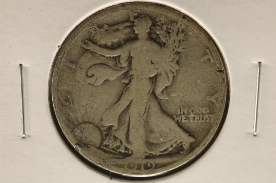1919 SILVER WALKING LIBERTY HALF DOLLAR