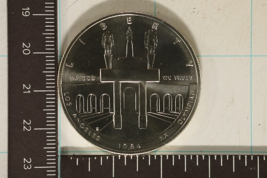 1984-S US PROOF LOS ANGELES SILVER DOLLAR