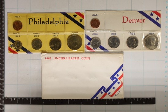 1983 SPECIAL PACKED 1983 US MINT SET (UNC) P/D