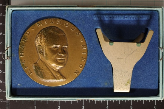 2.75" NIXON BRONZE MEDALLIC ART INAUGURAL MEDAL