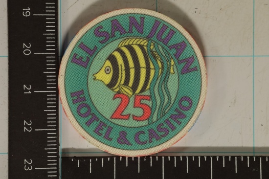 EL SAN WON $25 CASINO CHIP WINDHAM MAINE