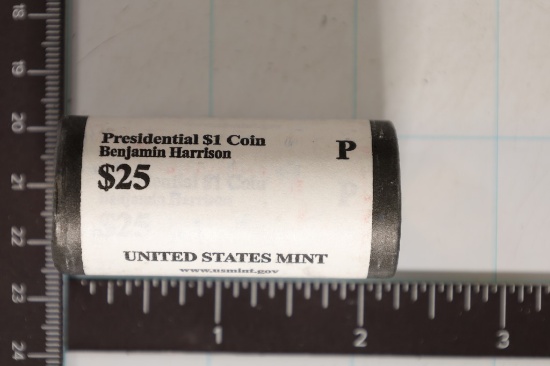 2012-P SOLID DATE $25 ROLL OF UNC PRESIDENTIAL