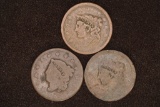 3-NO DATE US LARGE CENTS