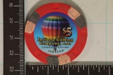 $5 INDIAN GAMING COMPANY CASINO CHIP LAWRENCEBURG