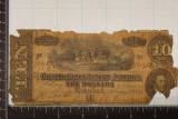 1864 CONFEDERATE STATES OF AMERICA $10 BANK NOTE