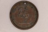 1863 CIVIL WAR TOKEN THE FEDERAL UNION IT MUST BE