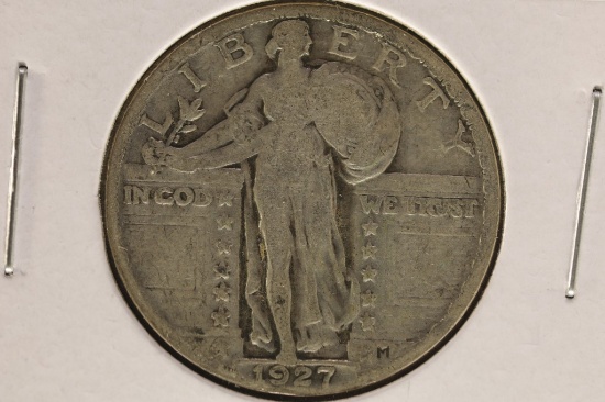1927 SILVER STANDING LIBERTY QUARTER