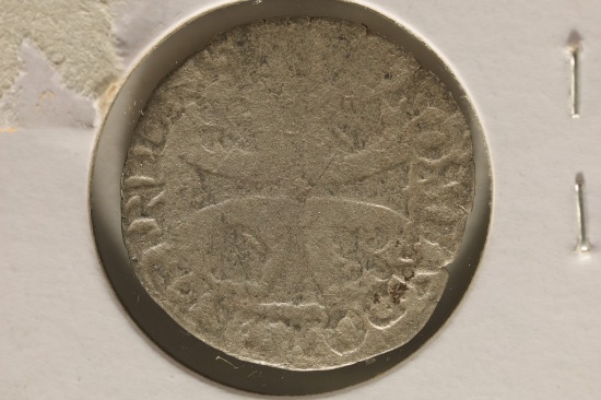 1590-1610 FRANCE SILVER DOUZAIN COIN