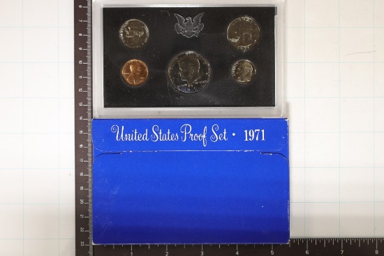 1971 US PROOF SET (WITH BOX)