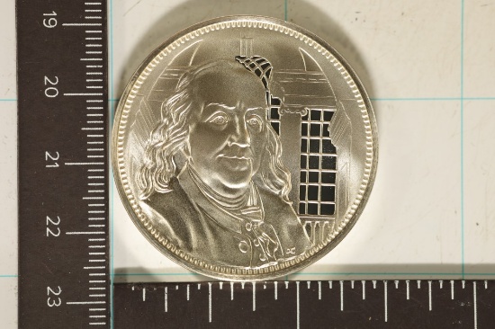 1.11 OZ PF STERLING SILVER ROUND, MEDAL OF THE