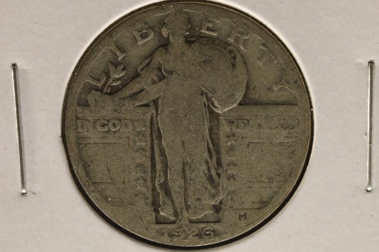 1926 SILVER STANDING LIBERTY QUARTER