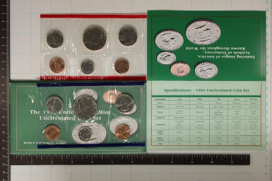 1993 US MINT SET (UNC) P/D (WITH ENVELOPE)