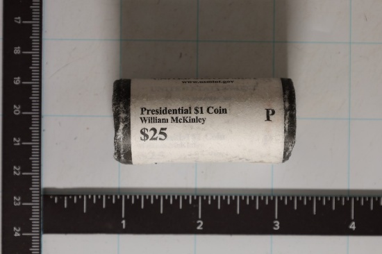 2013-P US SOLID DATE $25 ROLL OF UNC PRESIDENTIAL