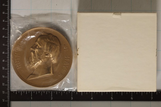 7.67 OZ. US PRESIDENTIAL MEDAL: RUTHERFORD B.