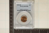 1956-D LINCOLN WHEAT CENT PCGS MS65RD
