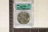 1986 AMERICAN SILVER EAGLE ICG MS70 HIGH VALUE