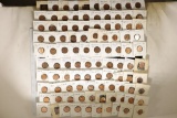 100-1959-1962 BU LINCOLN CENTS, ALL FLIPPED UP