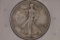 1942-D SILVER WALKING LIBERTY HALF DOLLAR