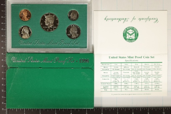 1996 US PROOF SET (WITH BOX)