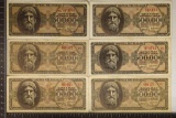 6-1944 GREECE 500,000 DRACHMI BILLS