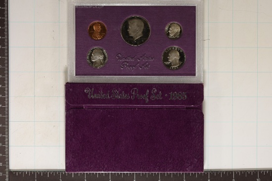 1985 US PROOF SET (WITH BOX)