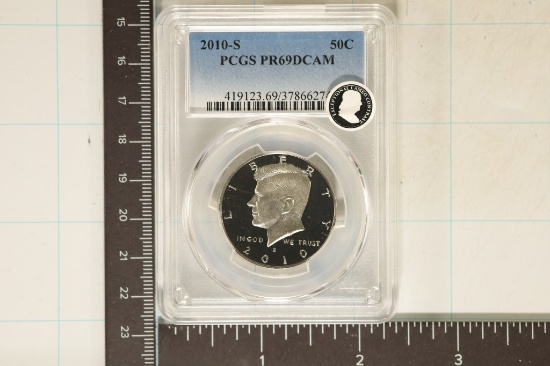 2010-S KENNEDY HALF DOLLAR PCGS PR69 DCAM