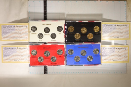 2000 US 50 STATE QUARTER SET IN BOXES-