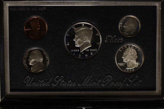 1998 US SILVER PREMIER PROOF SET (WITH BOX)